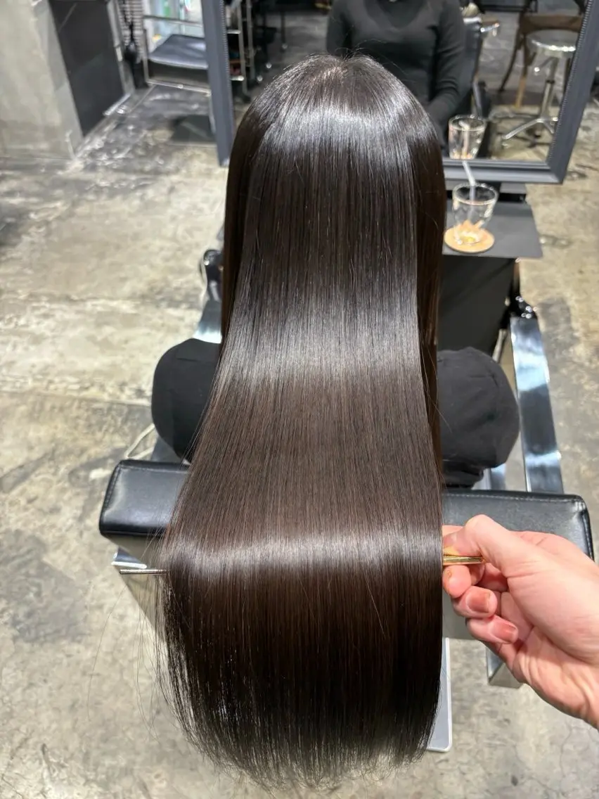 縮毛矯正 ア ユ ミのヘアスタイル
