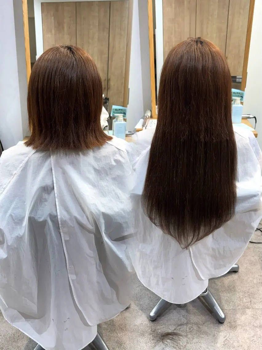 ロング ヘアアレンジ シールエクステ エクステ カット エクステ ヘアセット 髪質改善縮毛矯正/ エクステ/ひふみ🌛のヘアスタイル