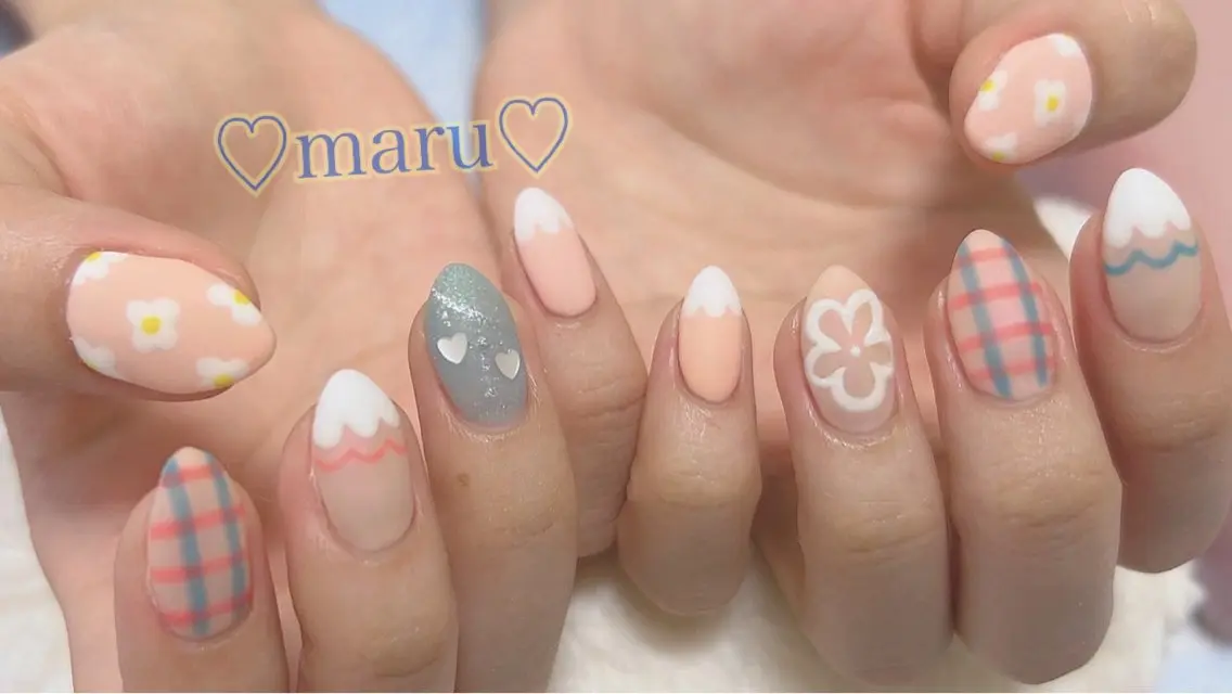 ネイル ハンドネイル フットネイル まるみ♡7/1〜値上 げ致します(>_<)のその他イメージ