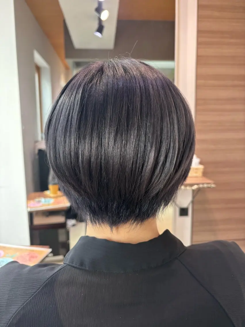 カラー ブリーチ ブルーカラー 透明感カラー ✿︎AMELY呉服町 海野采紗‎✿  ‎のヘアスタイル