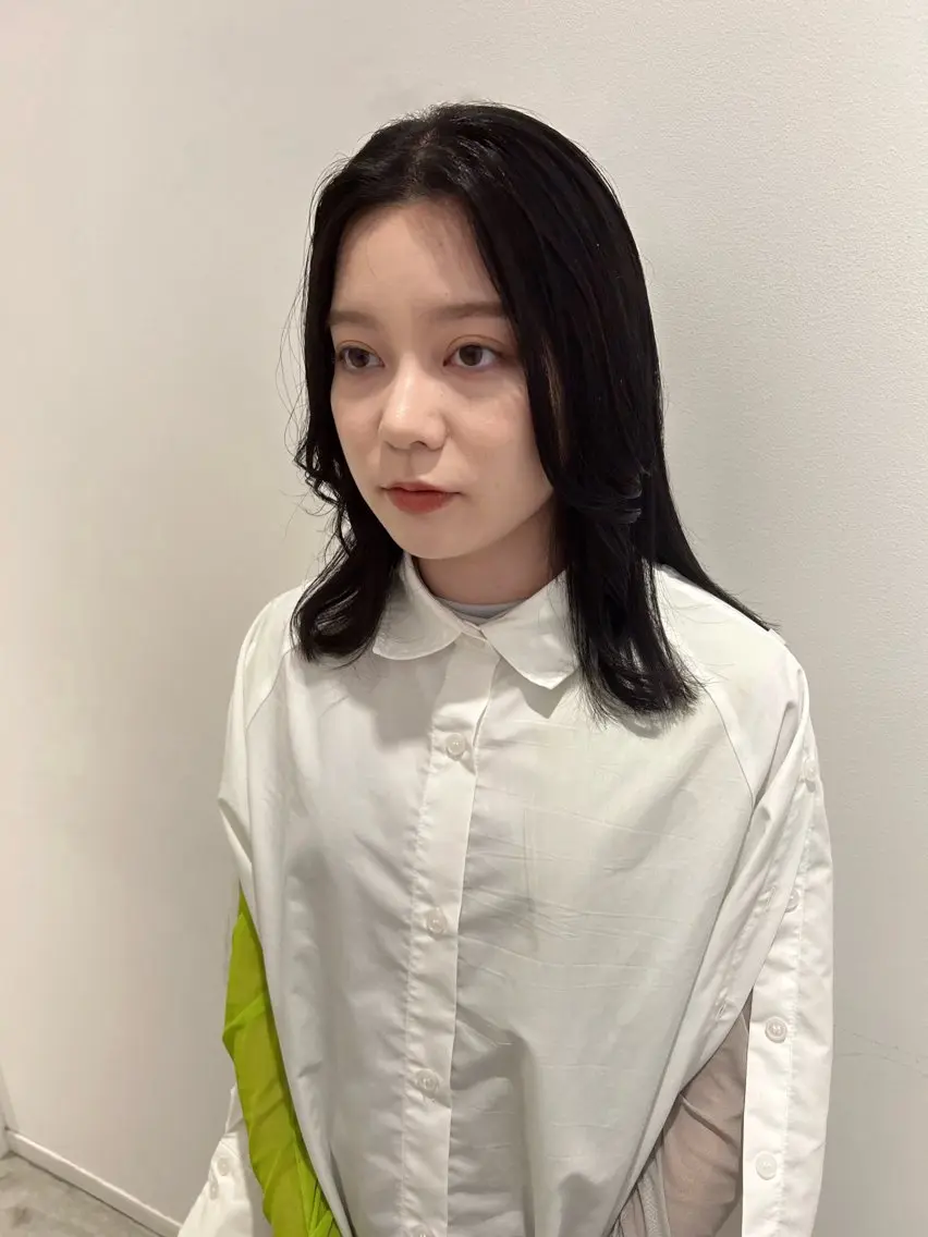 セミロング カラー カット ヘアカラー トリートメント ブリーチなしWカラー /レイヤー🎀マリノのヘアスタイル