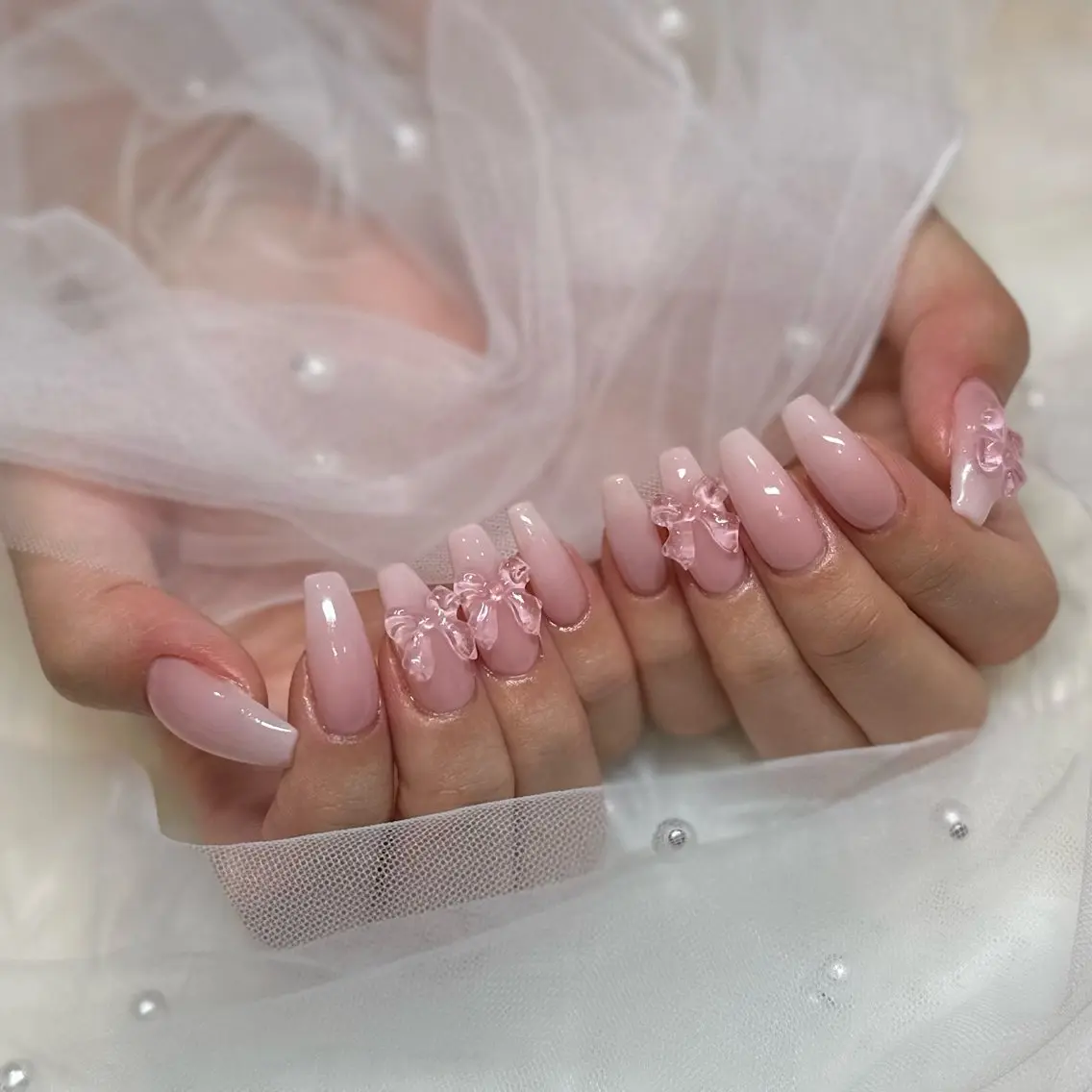 ネイル ハンドネイル 🧸原宿の美フォルム ネイリスト🧸いいだのネイルデザイン