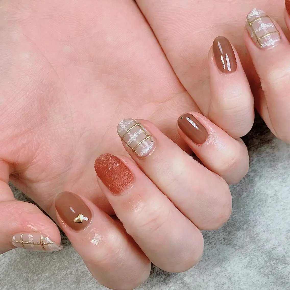 ネイル ハンドネイル ハンドケア shino🌟 痛ネイルのネイルデザイン