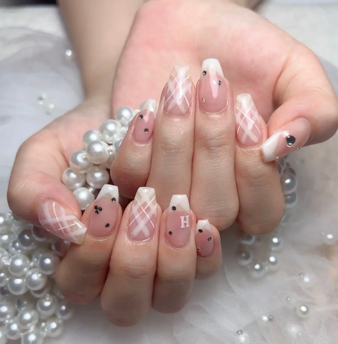 ネイル ハンドネイル M 🌷Nail 長さだし専門店のネイルデザイン