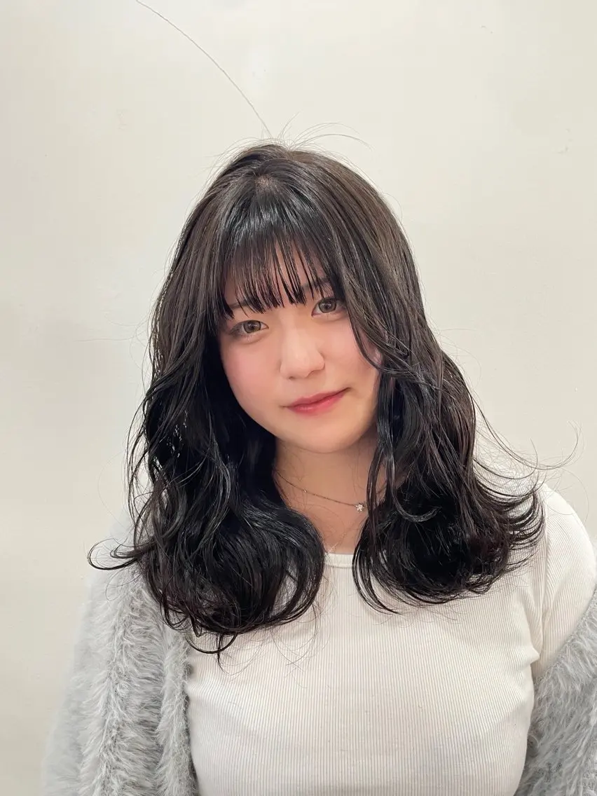 【髪から透明感】ワンカラー(ブロー込み)通常料金より30%off✨最安価格✨の写真