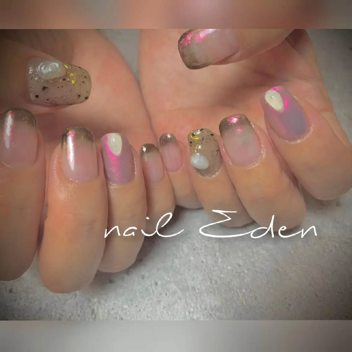 ネイル 持ち込み Eden ♾️のネイルデザイン