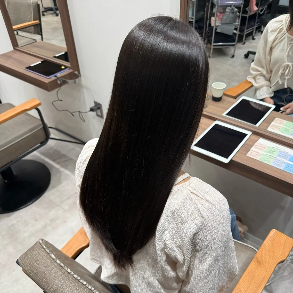 【就活生応援クーポン📣✊】cut×暗染めカラー🌟の写真