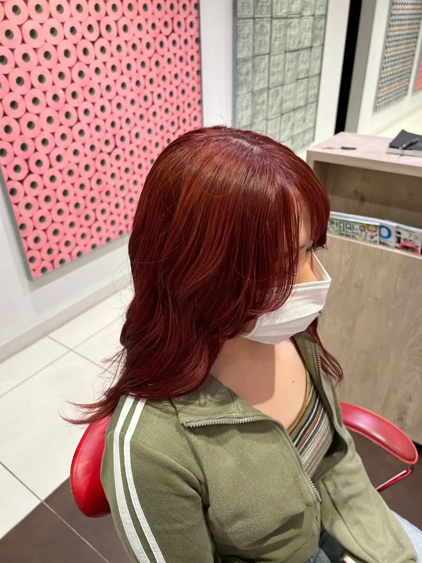 ロング カラー ブリーチ 諸橋 陸斗のヘアスタイル