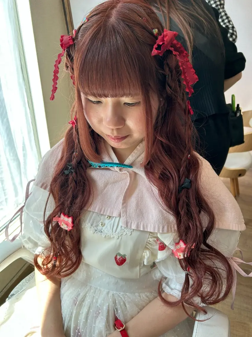 ヘアーメイクの写真