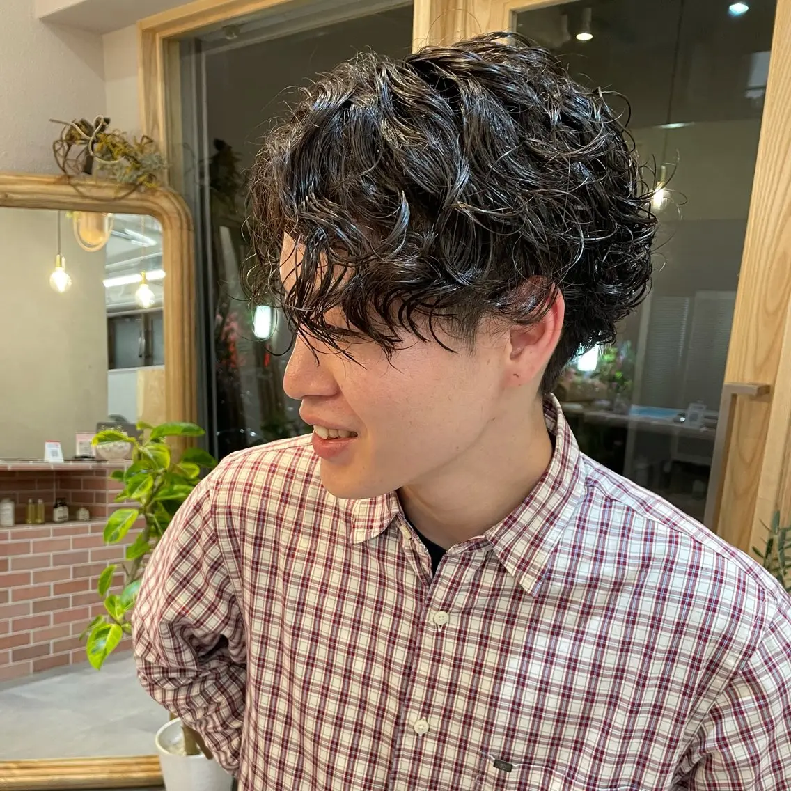 パーマ メンズ カット パーマ cope'u moneのヘアスタイル