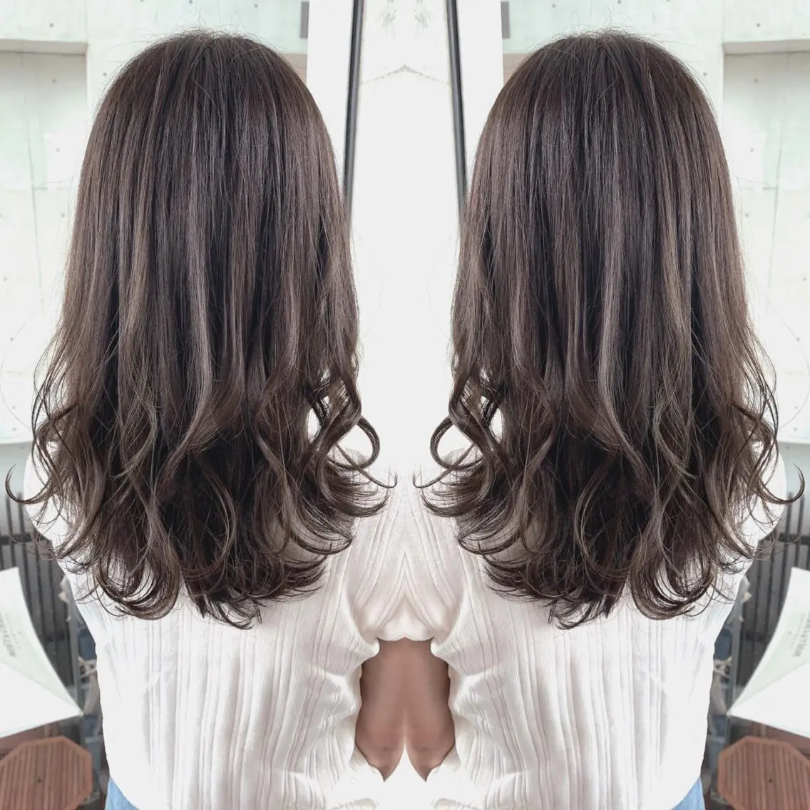 ロング Merci メルシー 福岡、今泉のヘアスタイル