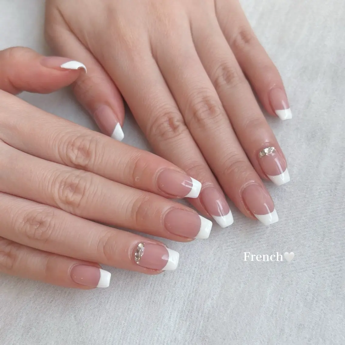 ネイル フレンチネイル Rich+nail Mayuのネイルデザイン