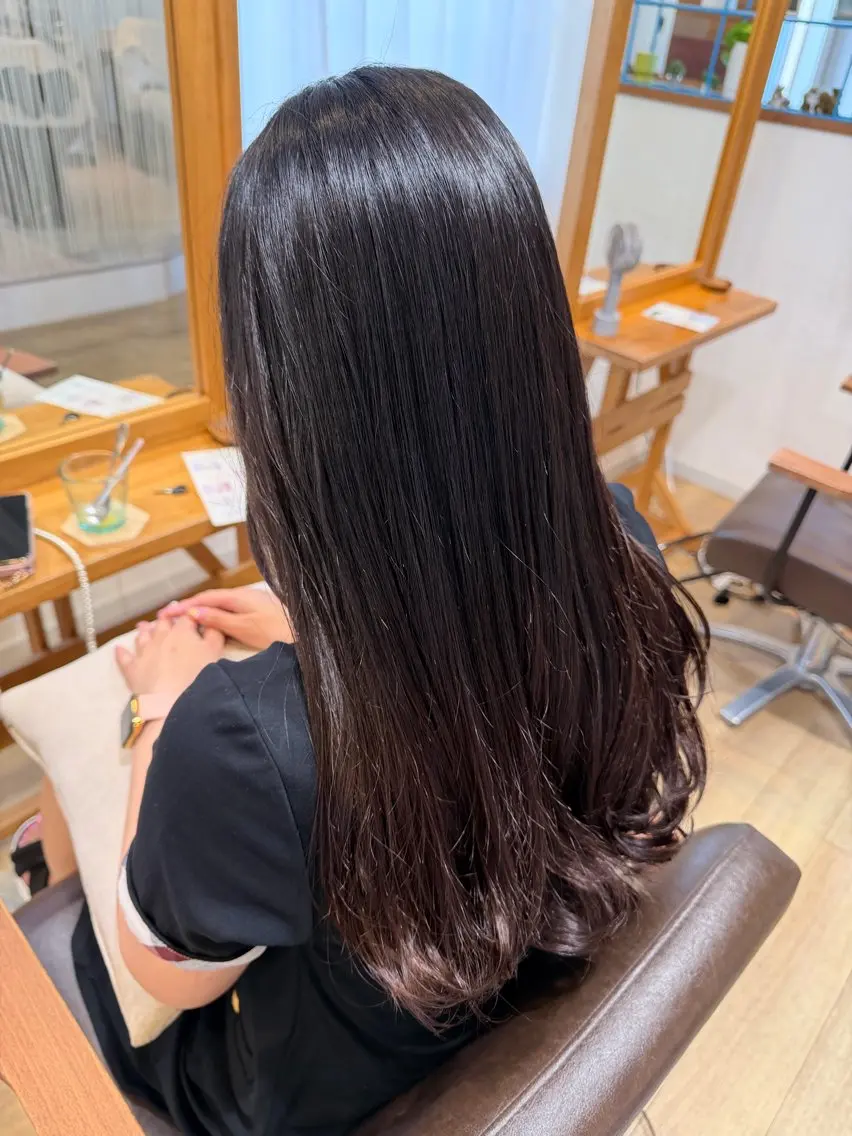 ロング カット トリートメント ヘッドスパ RENA｜透明感 カラー×癒しスパのヘアスタイル