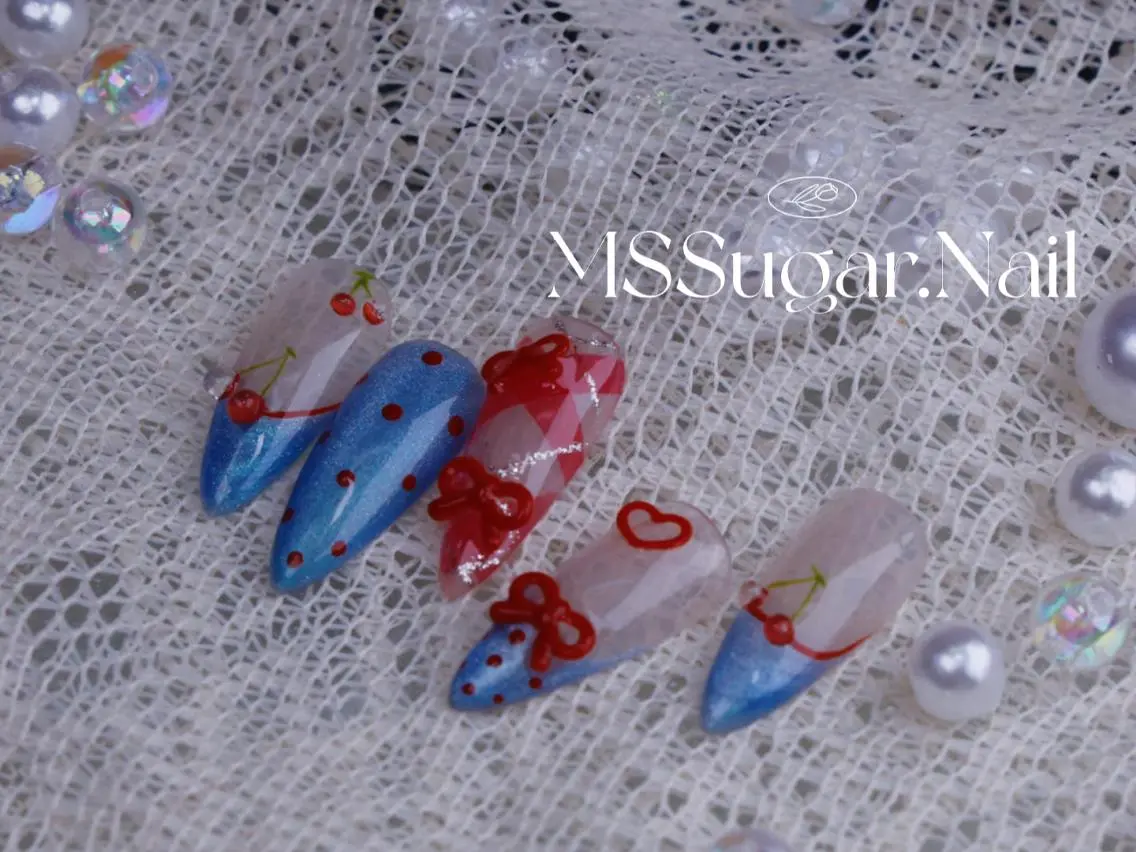 ネイル ハロウィン ロングネイル マグネットネイル スカルプネイル ネイルチップ ハンドネイル MSSugar Nailのネイルデザイン