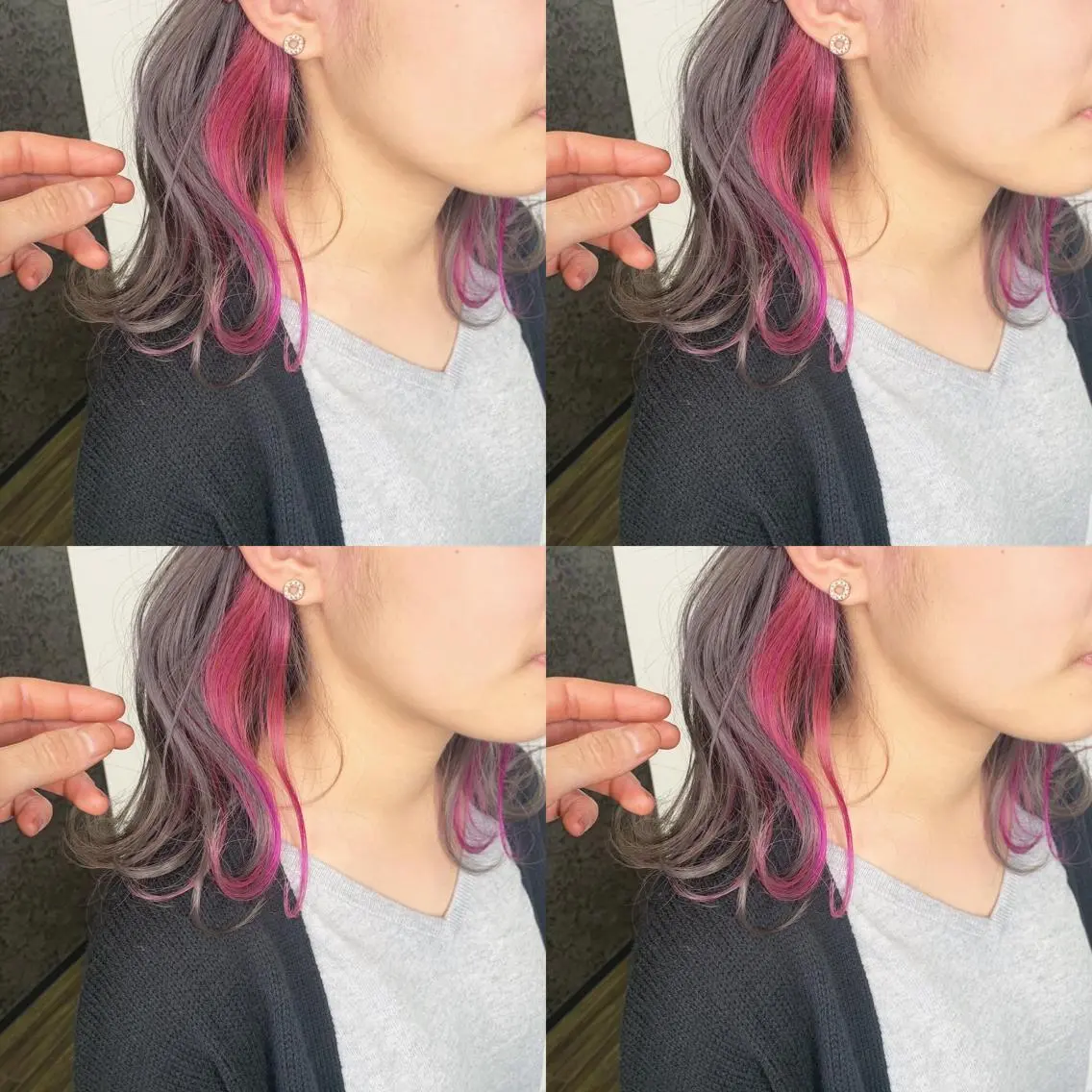 ミディアム ヘアカラー 佐藤 香太のヘアスタイル