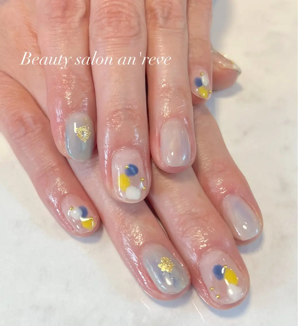 ネイル ニュアンスネイル an'reve ♥RIEのネイルデザイン