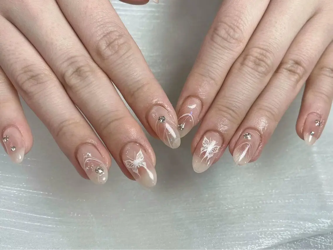 ネイル アートネイル フラワーネイル フットネイル ジェルネイル マグネットネイル babarla Nailのネイルデザイン