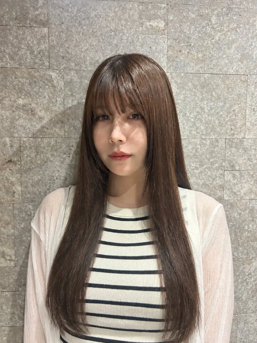 ロング ヘアカラー トリートメント カラーモデル募集中 ✨hinahaのヘアスタイル