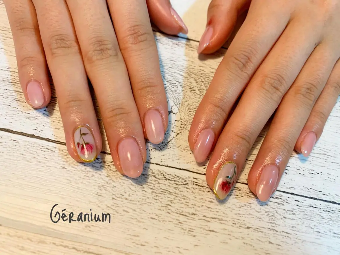 ネイル ハンドネイル GéRanium Harukaのネイルデザイン