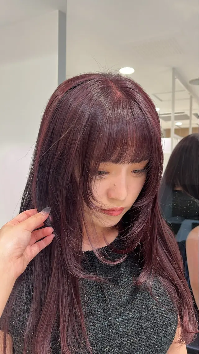 ロング カラー 透明感【カラー支持率 No.1】リノ🪐のヘアスタイル
