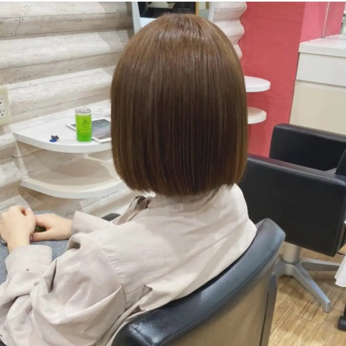 ミディアム カラー 髪質改善 カット ヘアカラー トリートメント KON|ごまかさない 艶。酸熱×精密カットのヘアスタイル