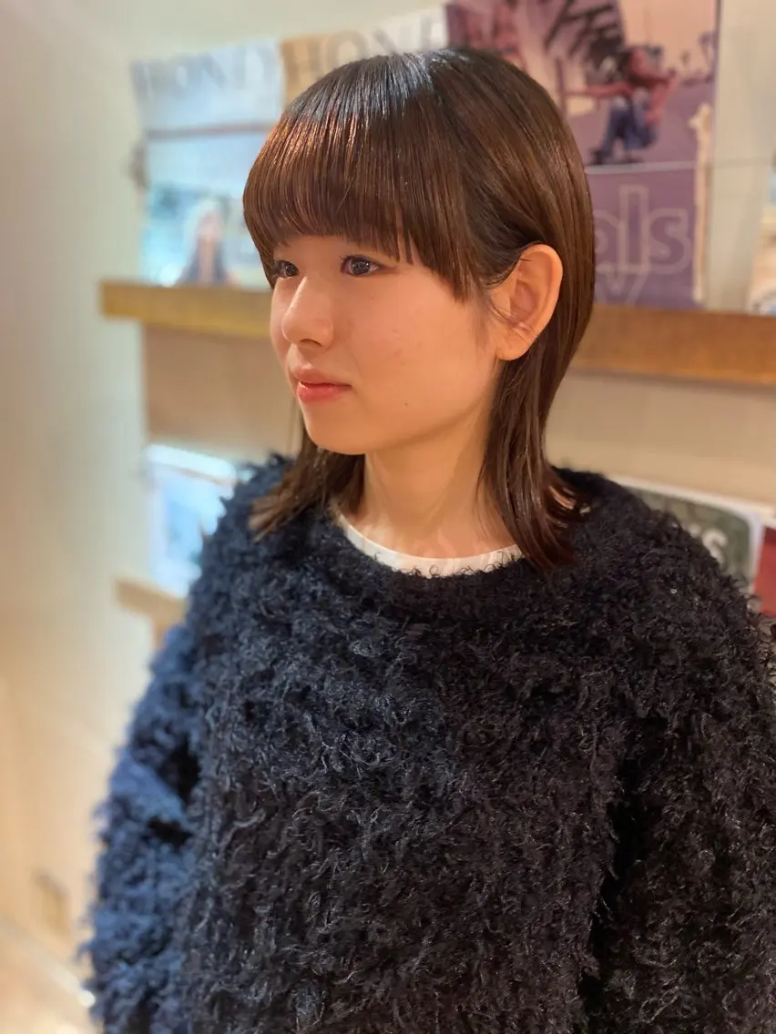 ミディアム マナ🐩メンズカット /パーマモデル募集のヘアスタイル