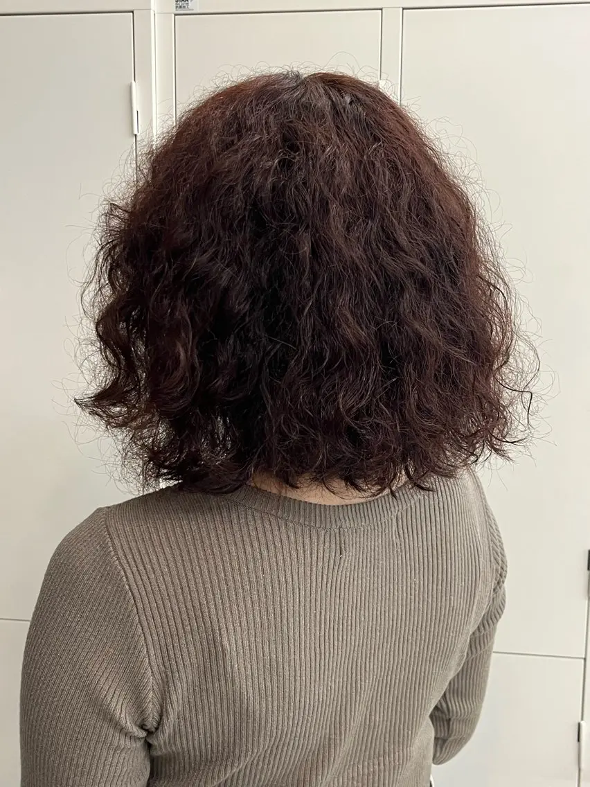 ミディアム パーマ ✨🫧ボブショート 募集中🫧✨古川凌大のヘアスタイル