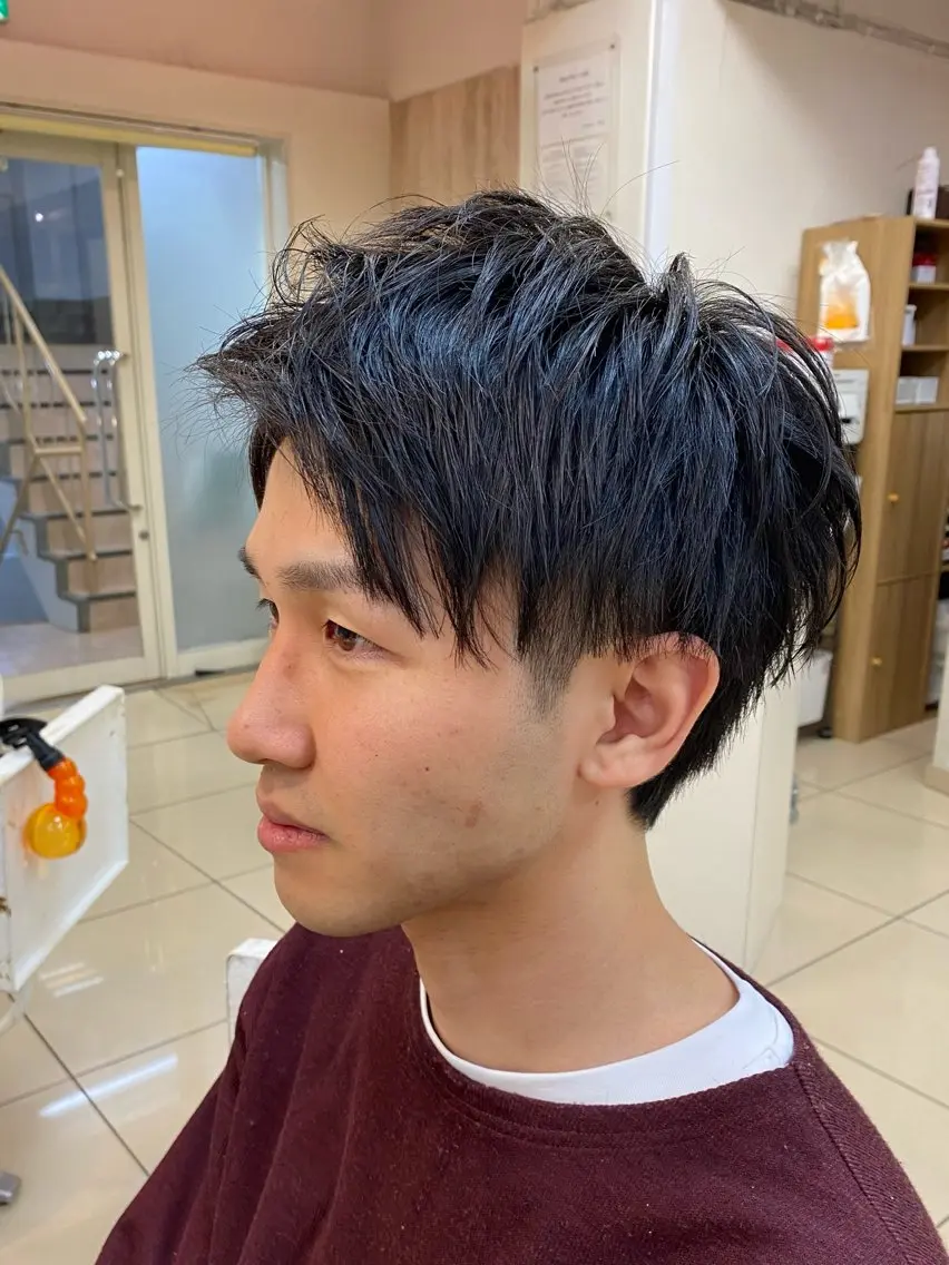 ショート メンズ カット ヘッドスパ 大石 真理子のヘアスタイル