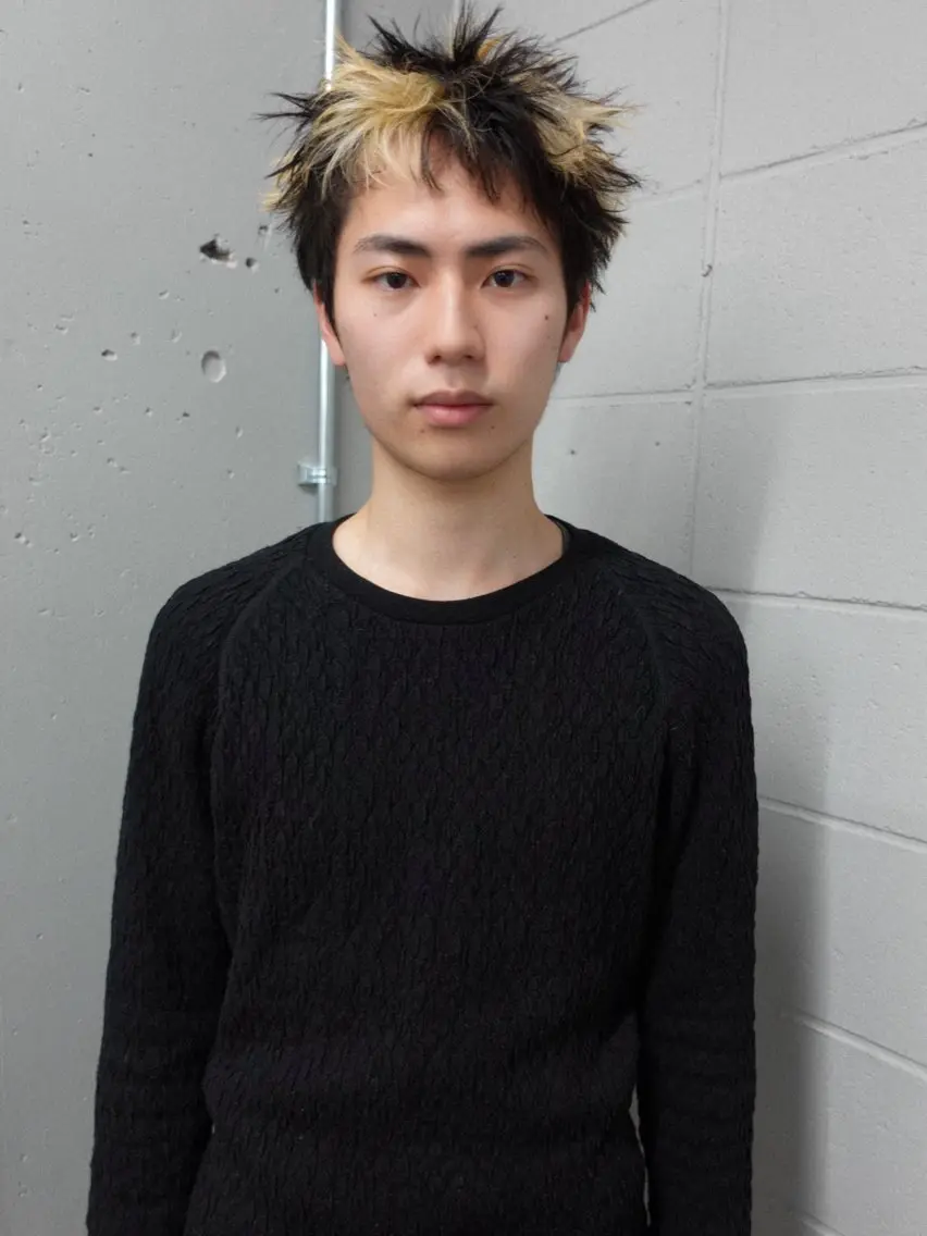 ショート メンズ ヘアカラー キタダ ヒロキのヘアスタイル