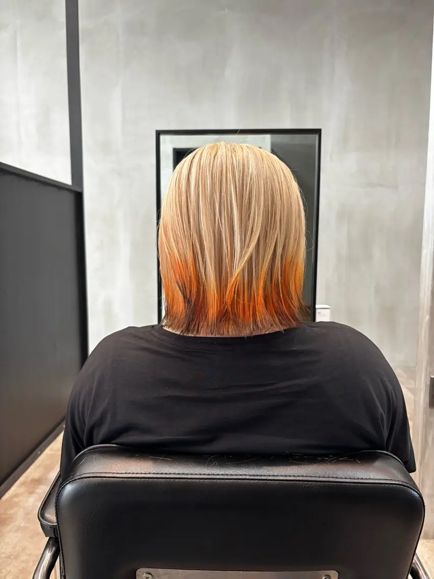ミディアム 本田 央介のヘアスタイル