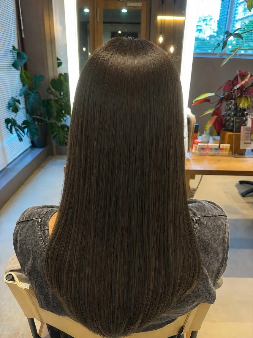 ロング トリートメント ヘアカラー トリートメント 透明感カラー✨️/ 髪質改善/senaのヘアスタイル