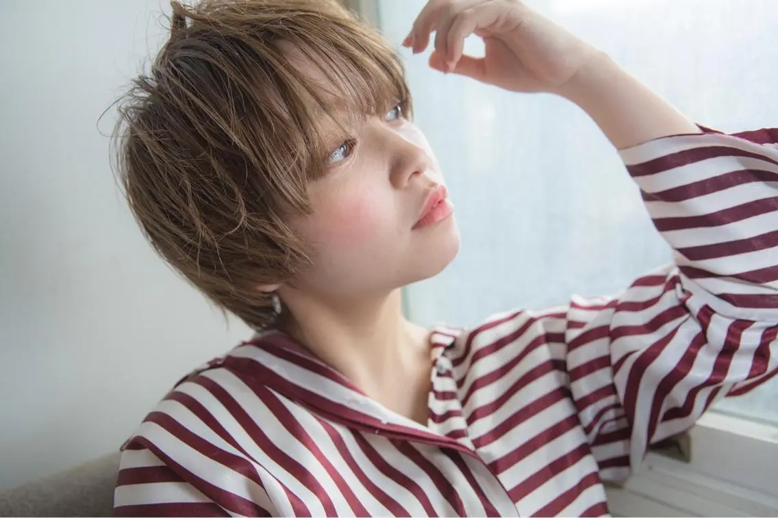 ショート ショートボブ ボブ ショートヘア ヤスノ リョウのヘアスタイル