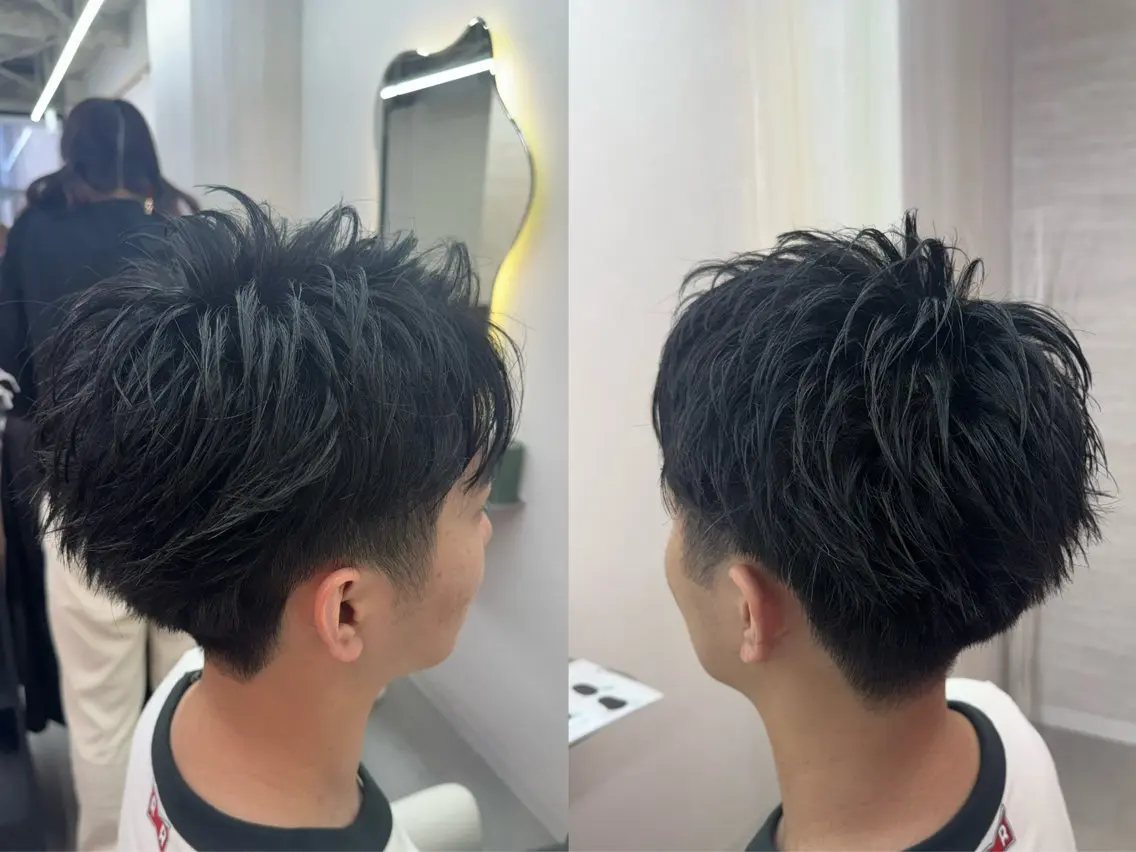 ショート カラー メンズ カット 【メンズ特化】池袋 韓国スタイル飯塚のヘアスタイル
