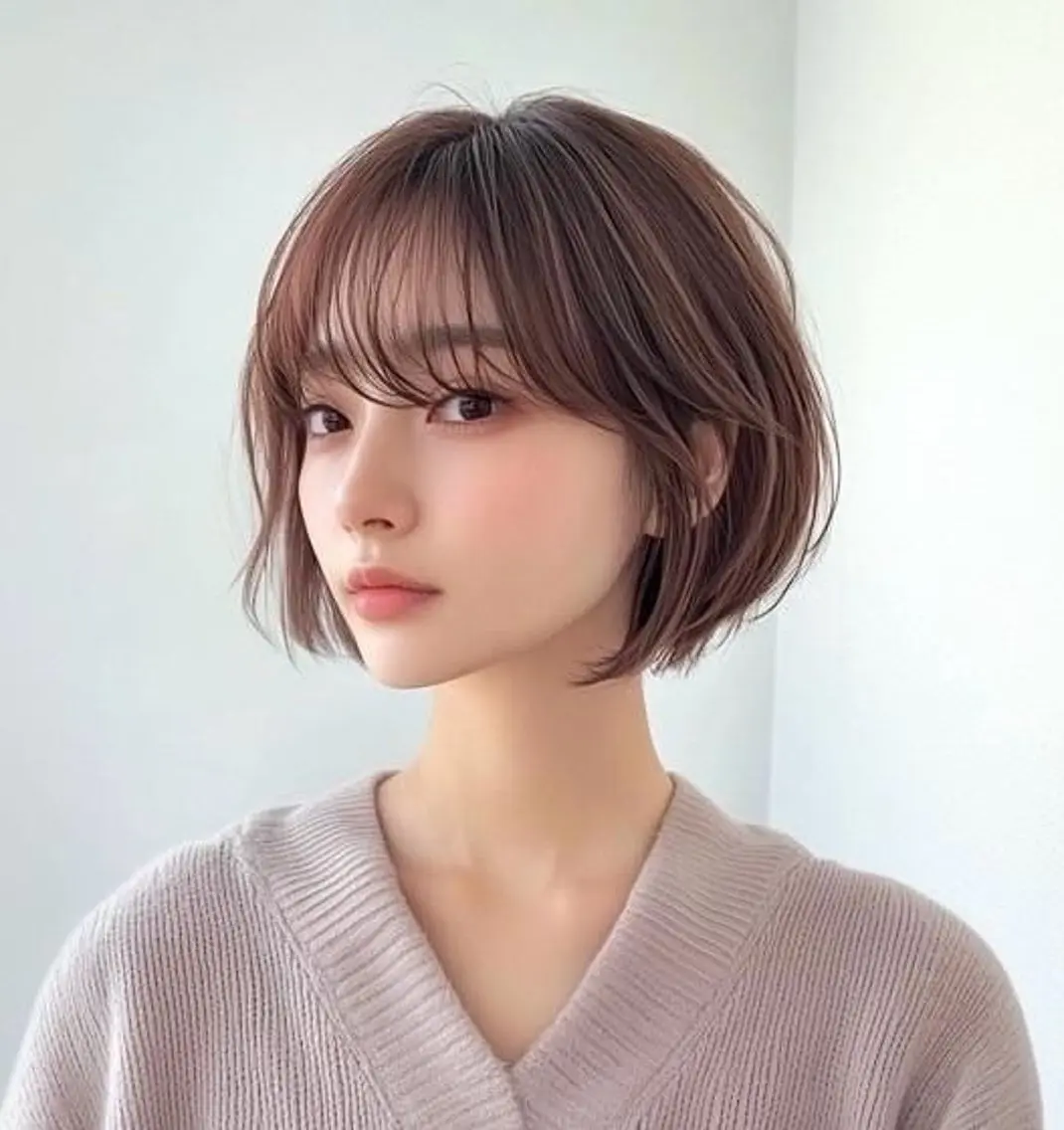 ショート パーマ 白髪率別白髪ぼかし /なおき/表参道のヘアスタイル