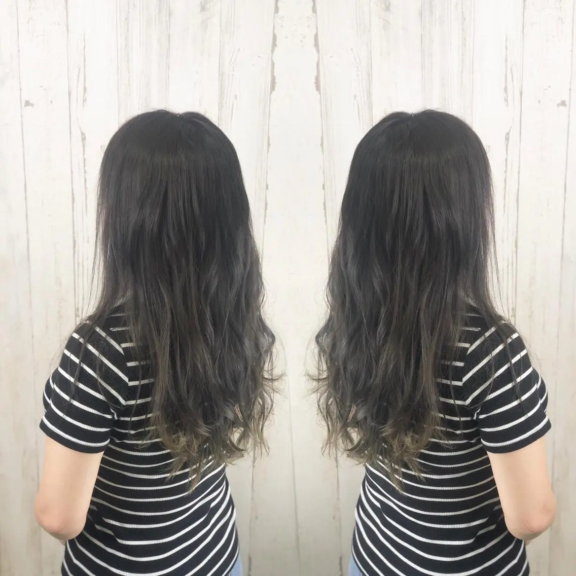 セミロング 必ず笑顔で帰っていた だきます!安田祐貴のヘアスタイル