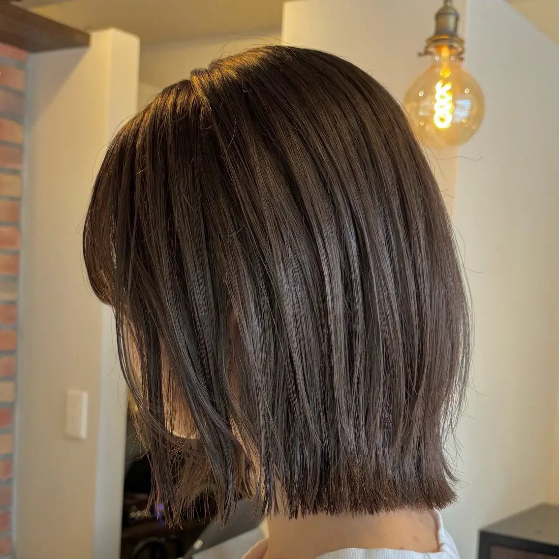 ミディアム ボブレイヤー ボブ レイヤーカット ヘアカラー トリートメント miyu/ヘアセット ブリーチモデル募集中のヘアスタイル
