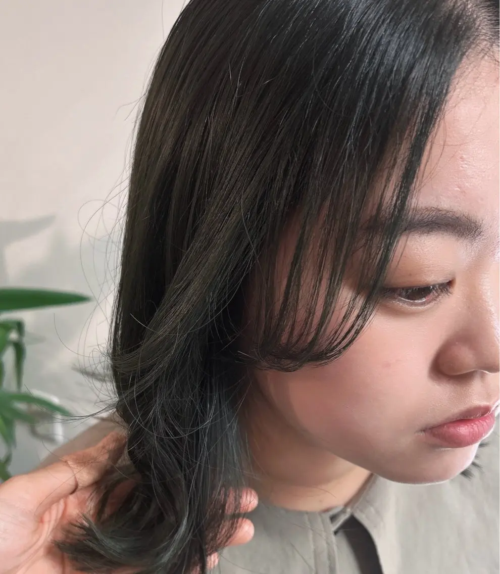 ミディアム Mao 🎀bob 赤み撃退🌿艶カラーのヘアスタイル