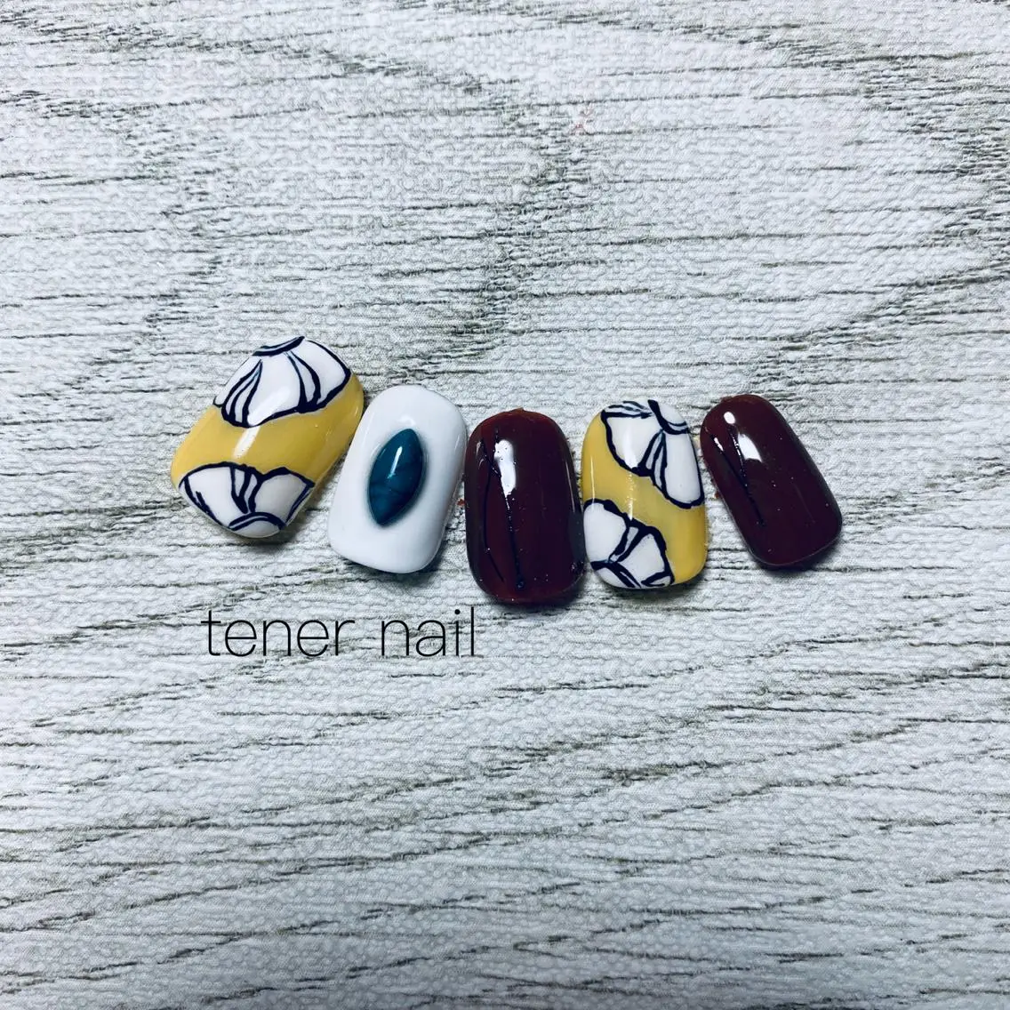 ネイル アートネイル フラワーネイル テネルネイル tener nailのネイルデザイン