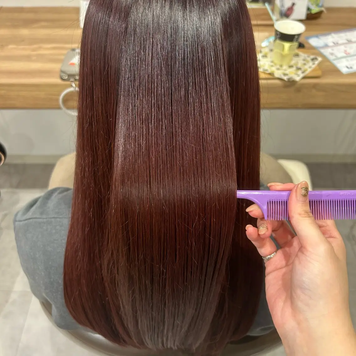 カラー カット ヘアカラー 渡邊 玲来のヘアスタイル