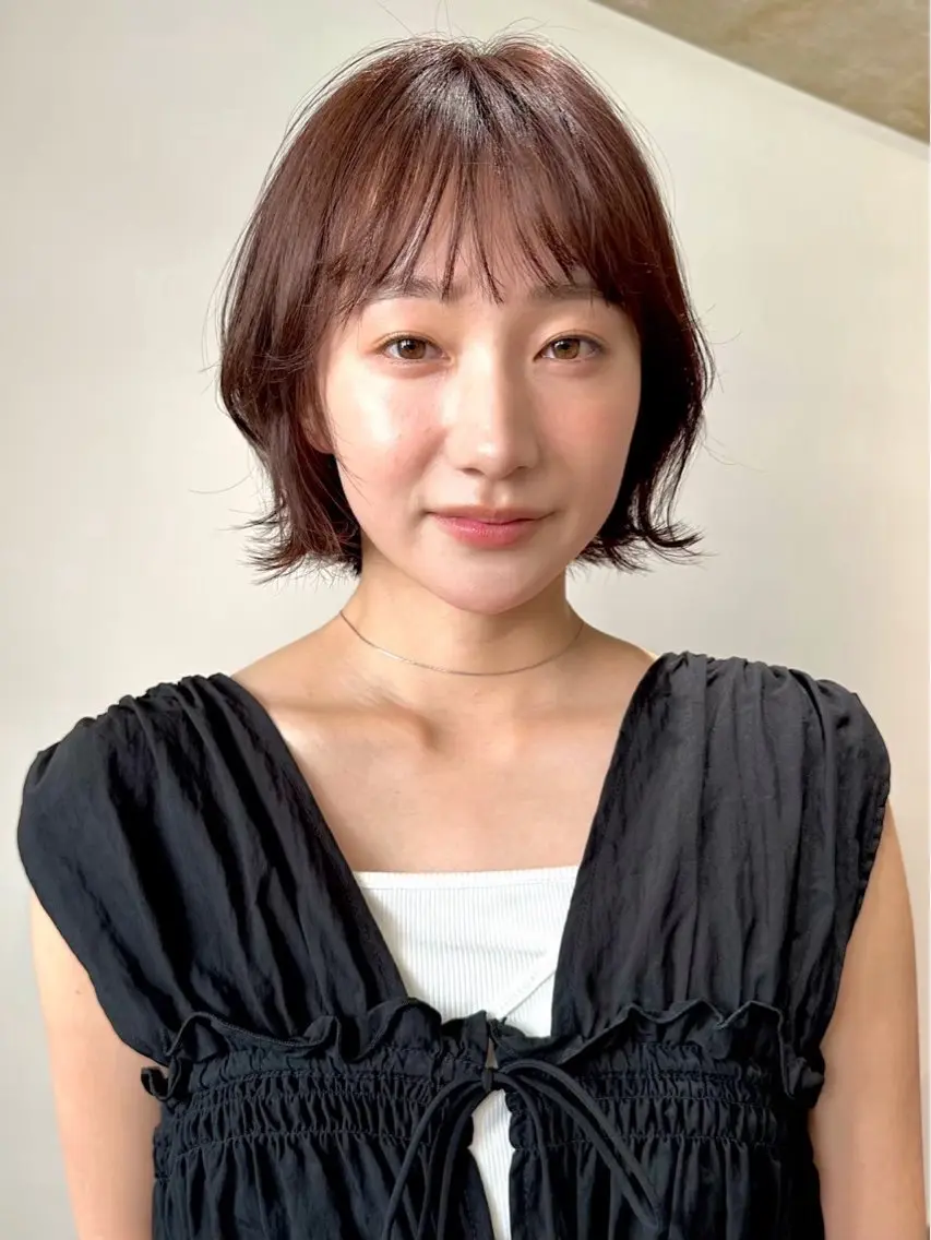 ミディアム カラー パーマ 💍🧸カラーモデル 募集中🧸💍のヘアスタイル