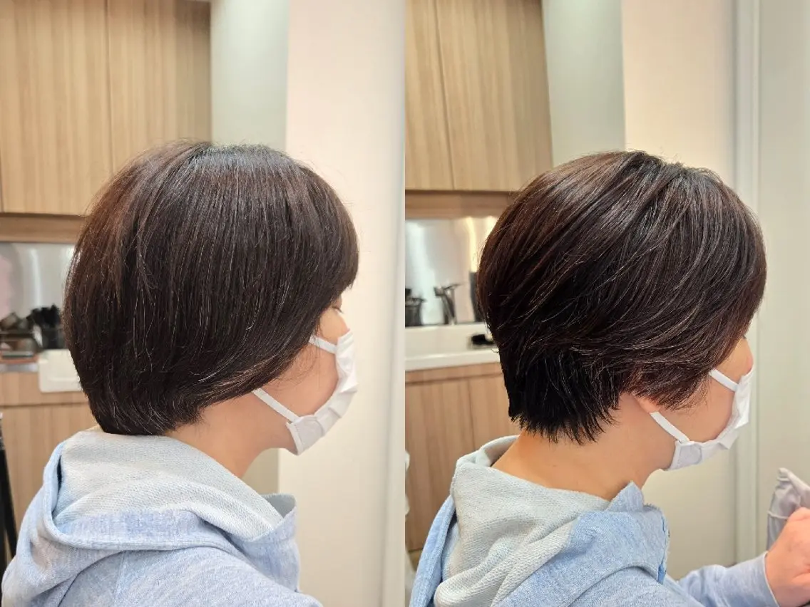 ショート カット 野村 果音(カノン)のヘアスタイル