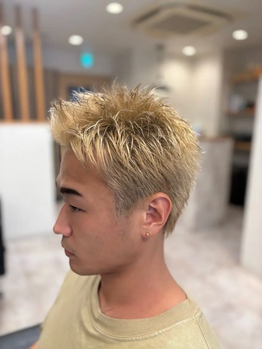 カラー メンズ メンズサロン リョウタのヘアスタイル