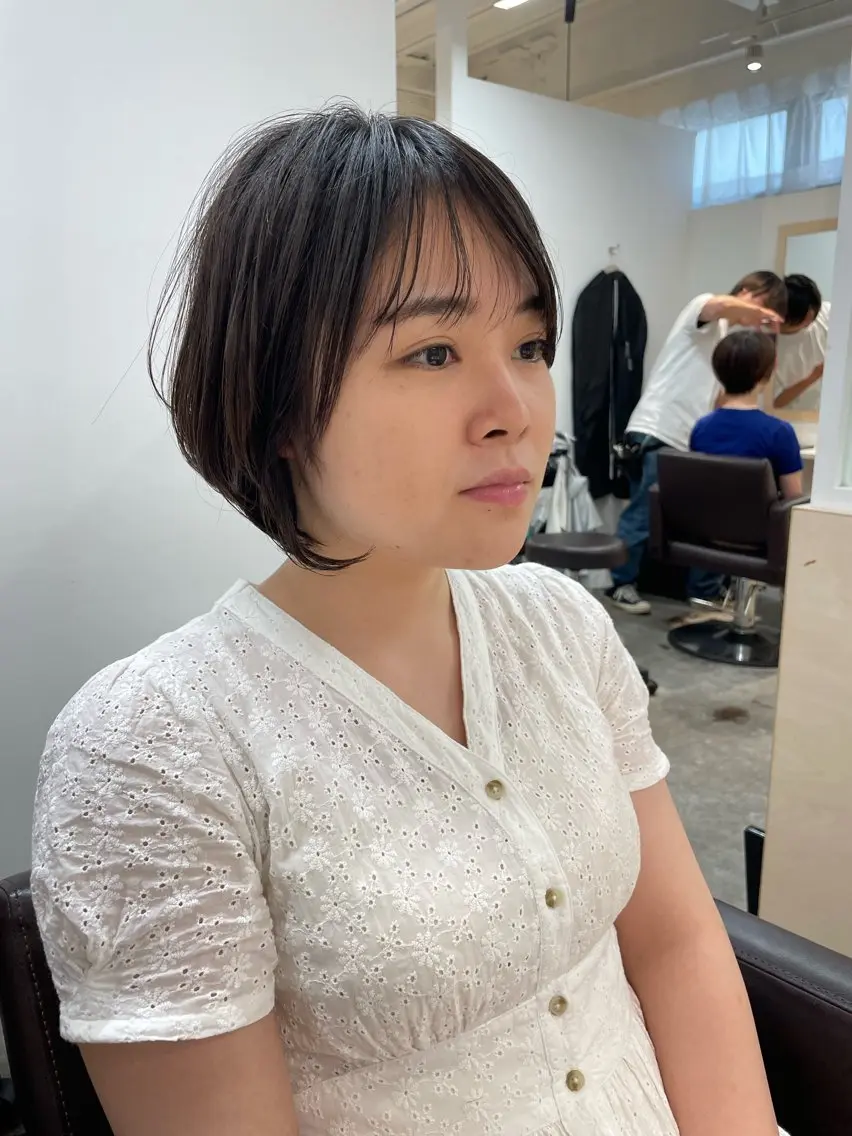 ショート カラー ショートボブ ボブ ショートヘア 表参道【髪質改善】 宮嶋勇太のヘアスタイル