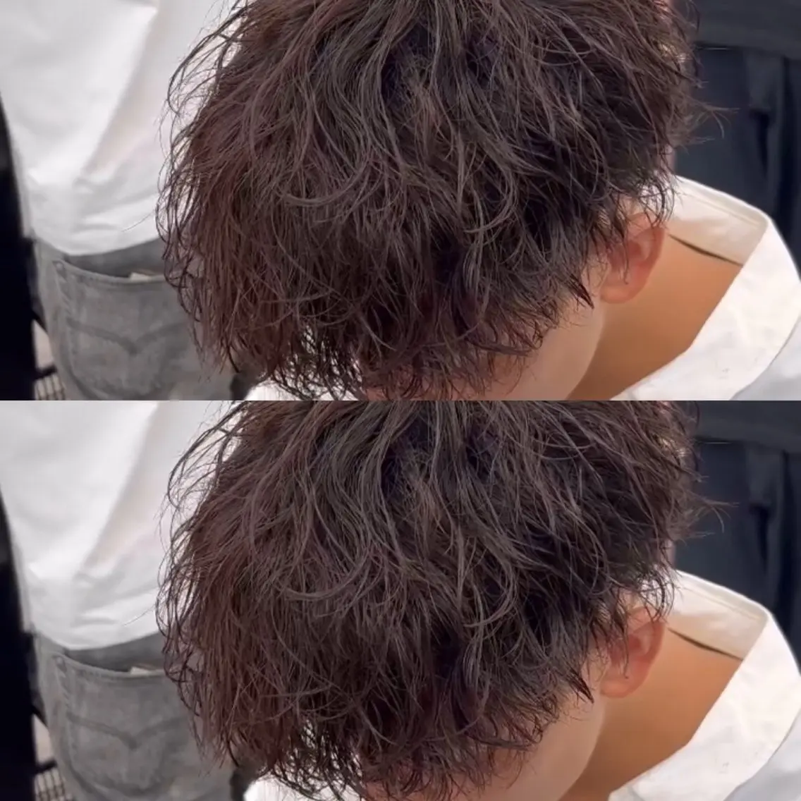 パーマ メンズ カット パーマ トリートメント ヘッドスパ ヘアセット イケメン製造機 🔥上原沙羅🔥のヘアスタイル