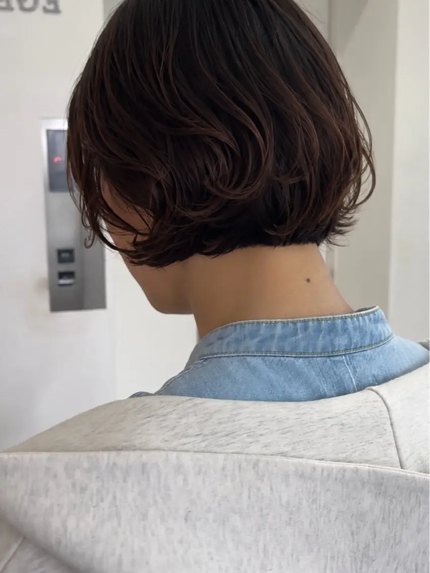 ショート カット ヘアカラー トリートメント 🍊千葉 未来🍊店長のヘアスタイル