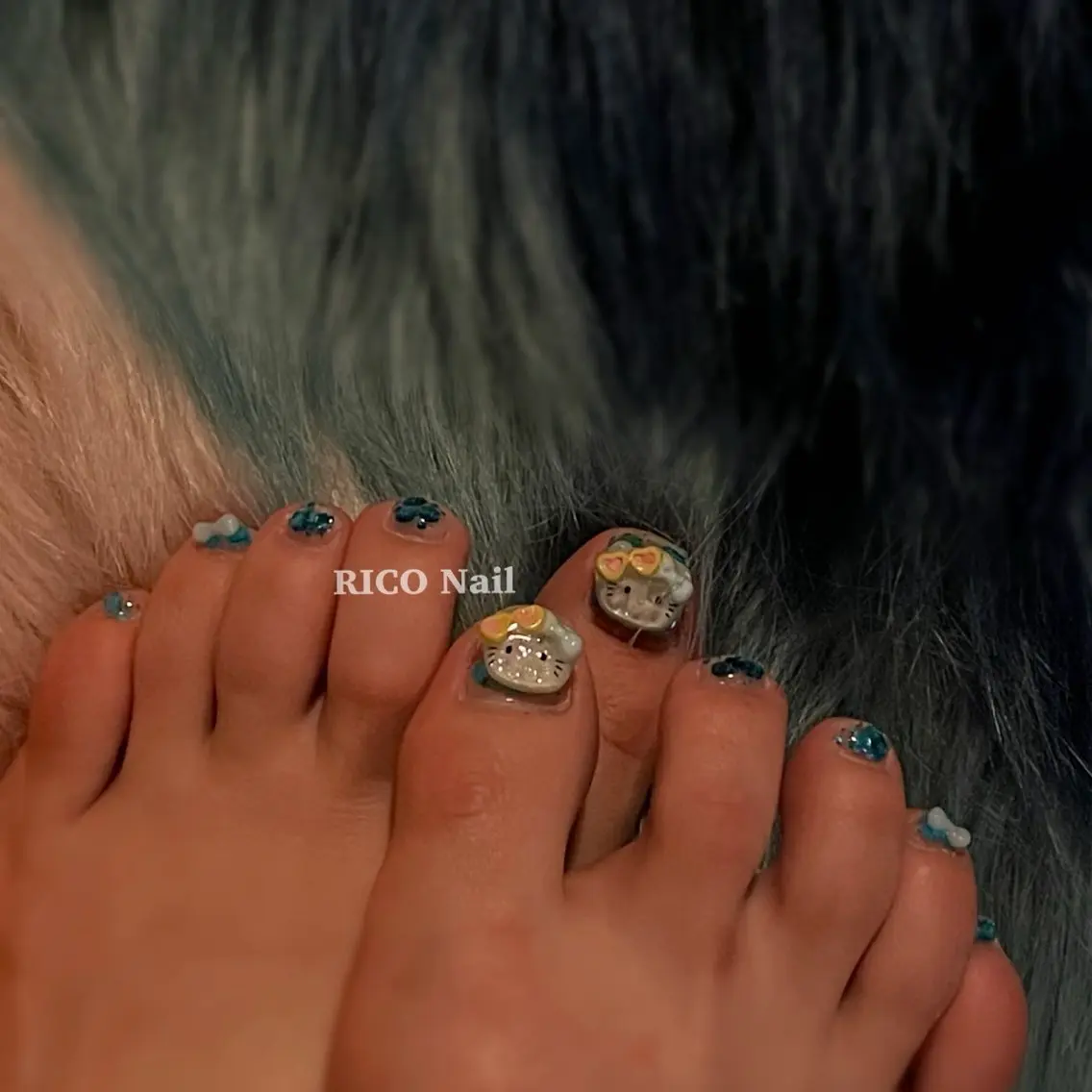 ネイル ハンドネイル RICO Nail パーツつけ放題🌈のネイルデザイン