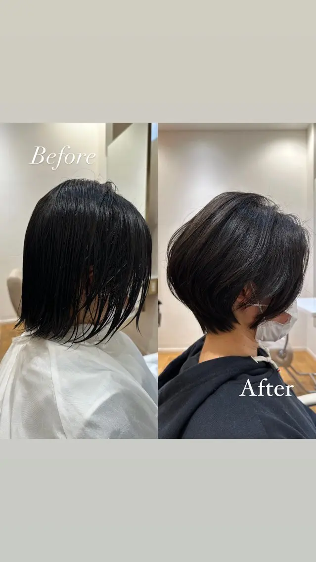 ショート ショートボブ ボブ ショートヘア カットモデル/ 大森弘貴のヘアスタイル