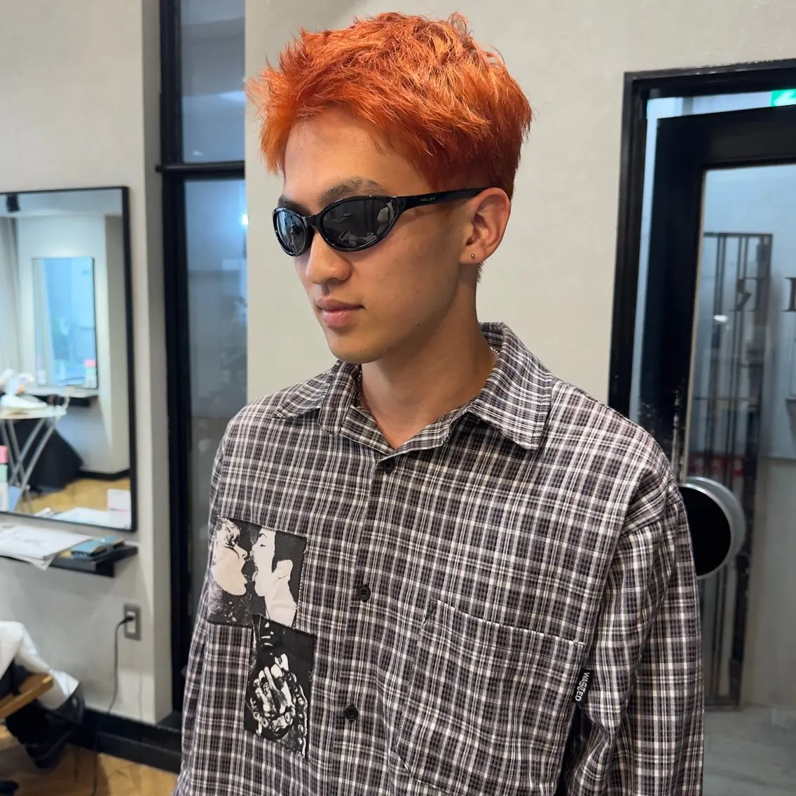 ショート ショートヘア 檜谷 晴　顔周りカットのヘアスタイル