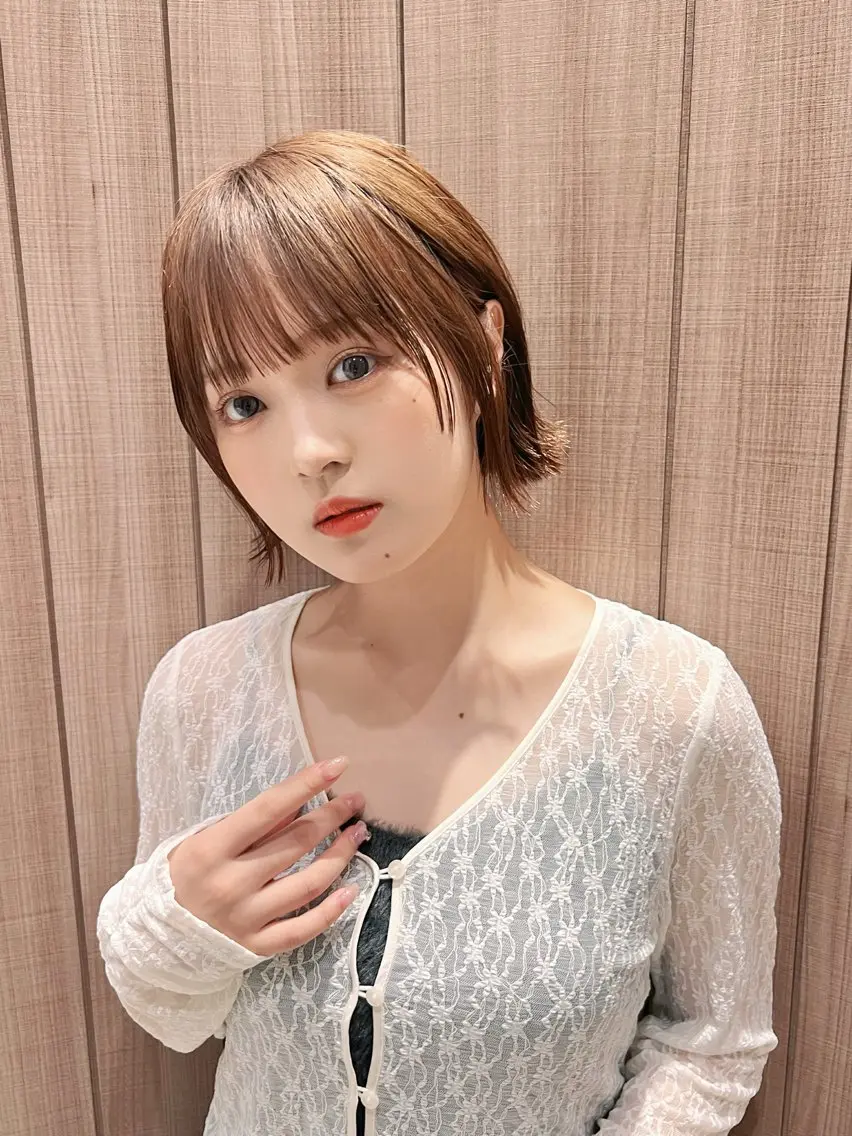 ショート カラー ヘアカラー トリートメント 透明感カラー/ヘッド スパ/喜多将平🍀のヘアスタイル