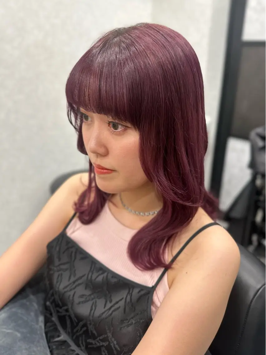 セミロング カット ヘアカラー トリートメント 近藤千翔🩵 髪質改善Periodのエステ・リラクイメージ
